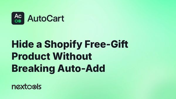 How to Hide a Shopify Free-Gift Product From Search Without Breaking Auto-Add