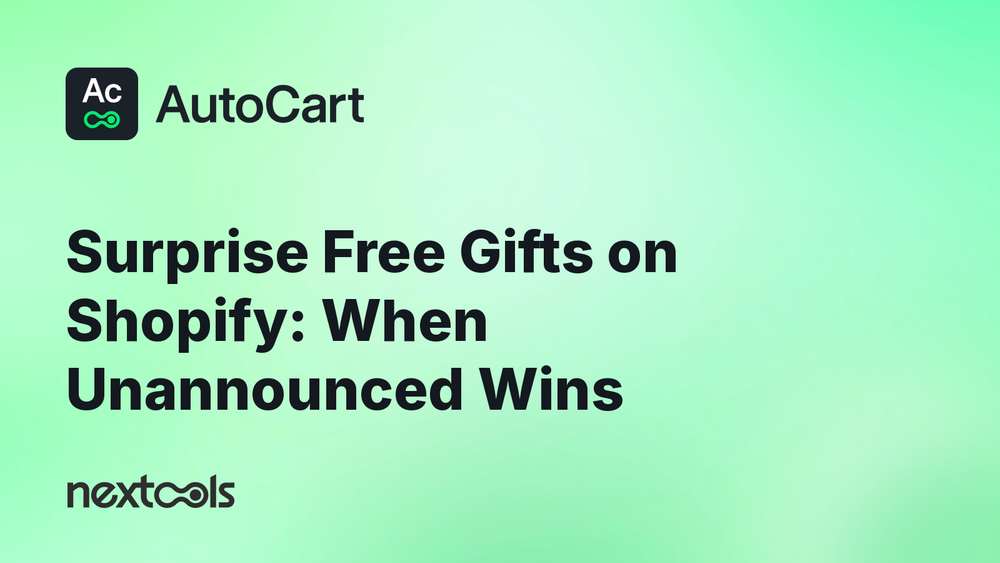Surprise Free Gifts on Shopify: When an Unannounced Auto-Add Beats a Visible Threshold