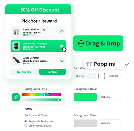 Customize your modal